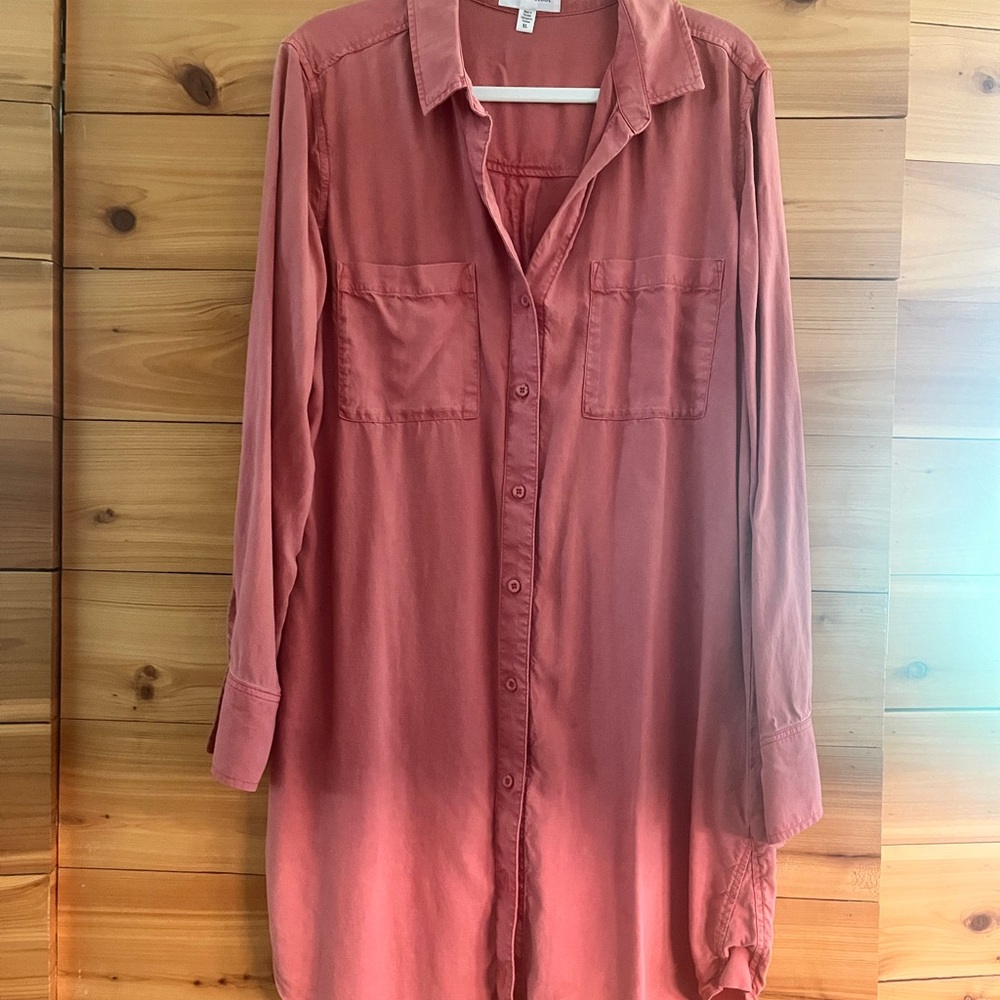 Cloth & Stone Terracotta Shirt Dress